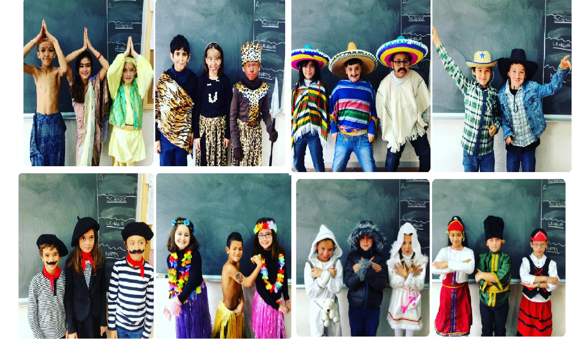 Collage: Ni&ntilde;os Dramatizaci&oacute;n